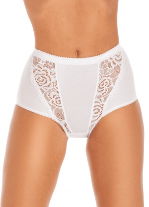 Wysteria Lane Boxed 3 Pair Pack Of Lace Comforts Maxi Brief